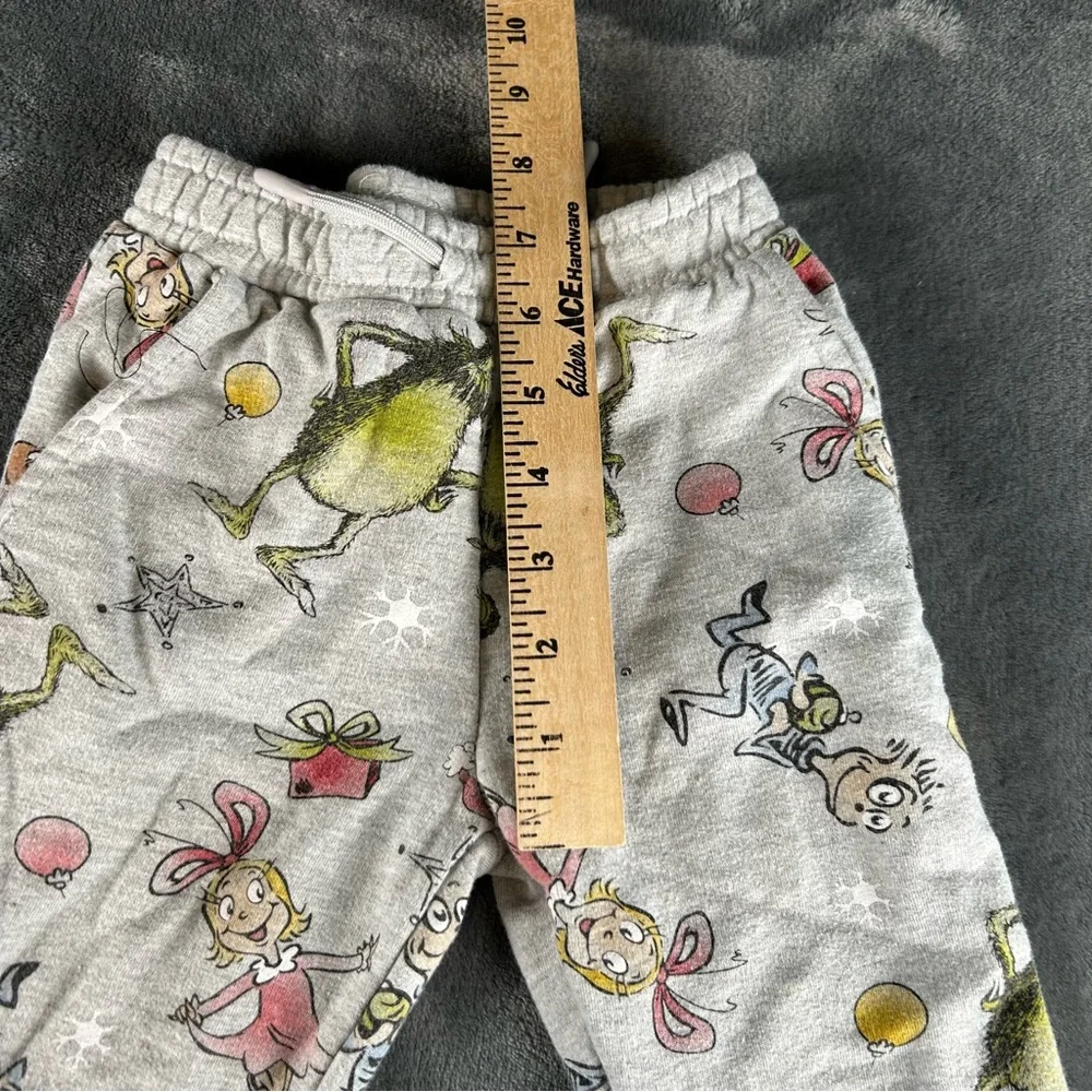 The Grinch 2 Piece‎ Sweat Suit Baby Toddler 2T Joggers & Crewneck Gray